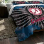 Cleveland Guardians Sunburst Splatter Bedding Set Best Selling