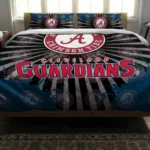 Cleveland Guardians Sunburst Splatter Bedding Set Best Selling