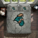 Coastal Carolina Chanticleers Cracked Texture Bedding Set Best Selling