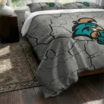Coastal Carolina Chanticleers Cracked Texture Bedding Set Best Selling