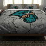 Coastal Carolina Chanticleers Cracked Texture Bedding Set Best Selling