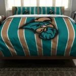 Coastal Carolina Chanticleers Stripe Style Bedding Set Best Selling