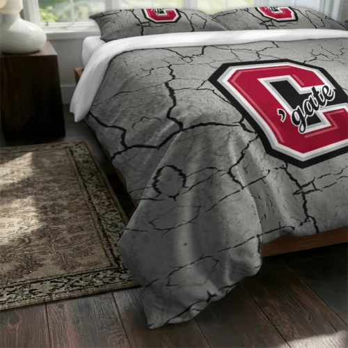 Colgate Raiders Cracked Texture Bedding Set Fashion Forward