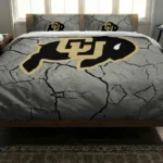 Colorado Buffaloes Cracked Texture Bedding Set Best Selling