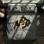Colorado Buffaloes Cracked Texture Bedding Set Best Selling