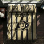 Colorado Buffaloes Stripe Style Bedding Set Best Selling