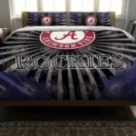 Colorado Rockies Sunburst Splatter Bedding Set Best Selling
