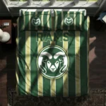 Colorado State Rams Stripe Style Bedding Set Best Selling