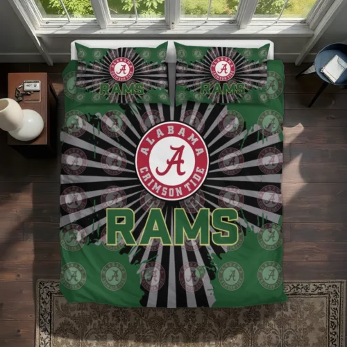 Colorado State Rams Sunburst Splatter Bedding Set Best Selling