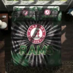 Colorado State Rams Sunburst Splatter Bedding Set Best Selling