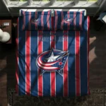 Columbus Blue Jackets Stripe Style Bedding Set Best Selling