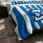 Creighton Bluejays Stripe Style Bedding Set Best Selling