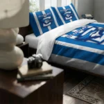 Creighton Bluejays Stripe Style Bedding Set Best Selling