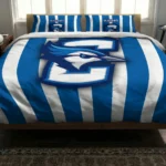 Creighton Bluejays Stripe Style Bedding Set Best Selling