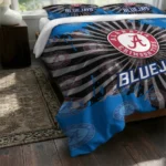 Creighton Bluejays Sunburst Splatter Bedding Set Best Selling