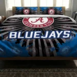 Creighton Bluejays Sunburst Splatter Bedding Set Best Selling