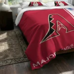 Custom Arizona Diamondbacks Mlb Logo Bedding Set Best Selling
