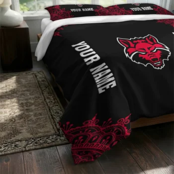 Custom Arkansas State Red Wolves Mandala Lacework Bedding Set Fashion Forward