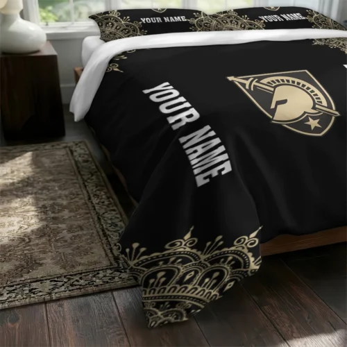 Custom Army Black Knights Mandala Lacework Bedding Set Fashion Forward