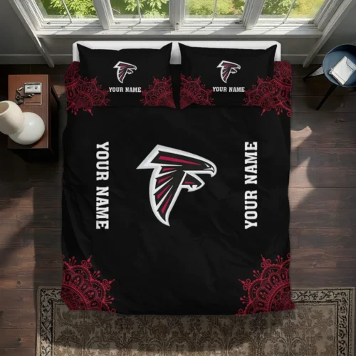 Custom Atlanta Falcons Mandala Lacework Bedding Set Best Selling