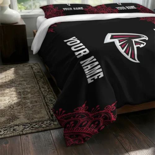 Custom Atlanta Falcons Mandala Lacework Bedding Set Fashion Forward