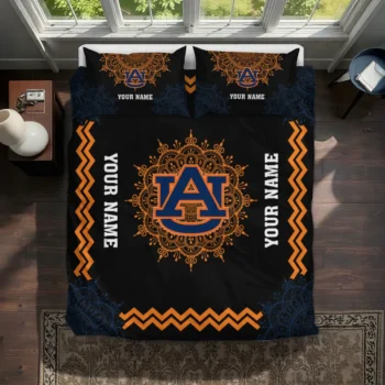 Custom Auburn Tigers Mandala Lacework Bedding Set Best Selling