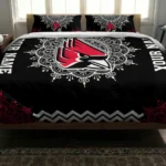 Custom Ball State Cardinals Mandala Lacework Bedding Set Best Selling