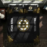 Custom Boston Bruins Mandala Lacework Bedding Set Best Selling