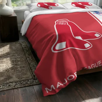 Custom Boston Red Sox Mlb Logo Bedding Set Fashion Forward