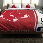 Custom Boston Red Sox Mlb Logo Bedding Set Best Selling