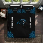 Custom Carolina Panthers Mandala Lacework Bedding Set Best Selling