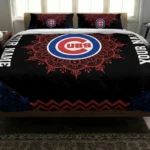 Custom Chicago Cubs Mandala Lacework Bedding Set Best Selling