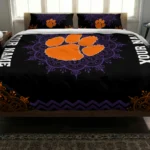 Custom Clemson Tigers Mandala Lacework Bedding Set Best Selling