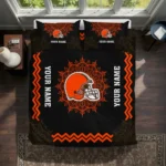 Custom Cleveland Browns Mandala Lacework Bedding Set Best Selling