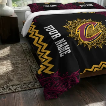 Custom Cleveland Cavaliers Mandala Lacework Bedding Set Fashion Forward