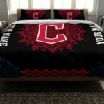 Custom Cleveland Guardians Mandala Lacework Bedding Set Best Selling