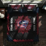 Custom Columbus Blue Jackets Mandala Lacework Bedding Set Best Selling