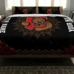 Custom Cornell Big Red Mandala Lacework Bedding Set Best Selling