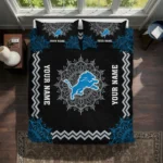 Custom Detroit Lions Mandala Lacework Bedding Set Best Selling