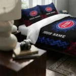 Custom Detroit Pistons Mandala Lacework Bedding Set Best Selling