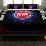Custom Detroit Pistons Mandala Lacework Bedding Set Best Selling