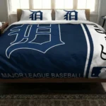 Custom Detroit Tigers Mlb Logo Bedding Set Best Selling