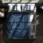 Custom Detroit Tigers Mlb Logo Bedding Set Best Selling
