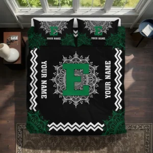 Custom Eastern Michigan Eagles Mandala Lacework Bedding Set Best Selling
