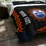 Custom Edmonton Oilers Mandala Lacework Bedding Set Best Selling