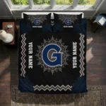 Custom Georgetown Hoyas Mandala Lacework Bedding Set Best Selling