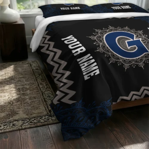 Custom Georgetown Hoyas Mandala Lacework Bedding Set Fashion Forward