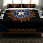 Custom Houston Astros Mandala Lacework Bedding Set Best Selling
