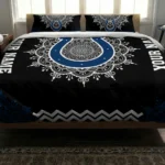 Custom Indianapolis Colts Mandala Lacework Bedding Set Best Selling