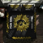 Custom Iowa Hawkeyes Mandala Lacework Bedding Set Best Selling